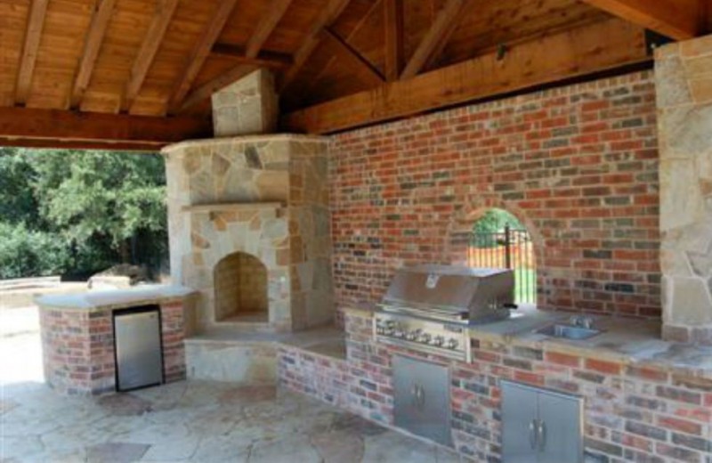 Houston Outdoor Fireplace Project Fireplaces Houston